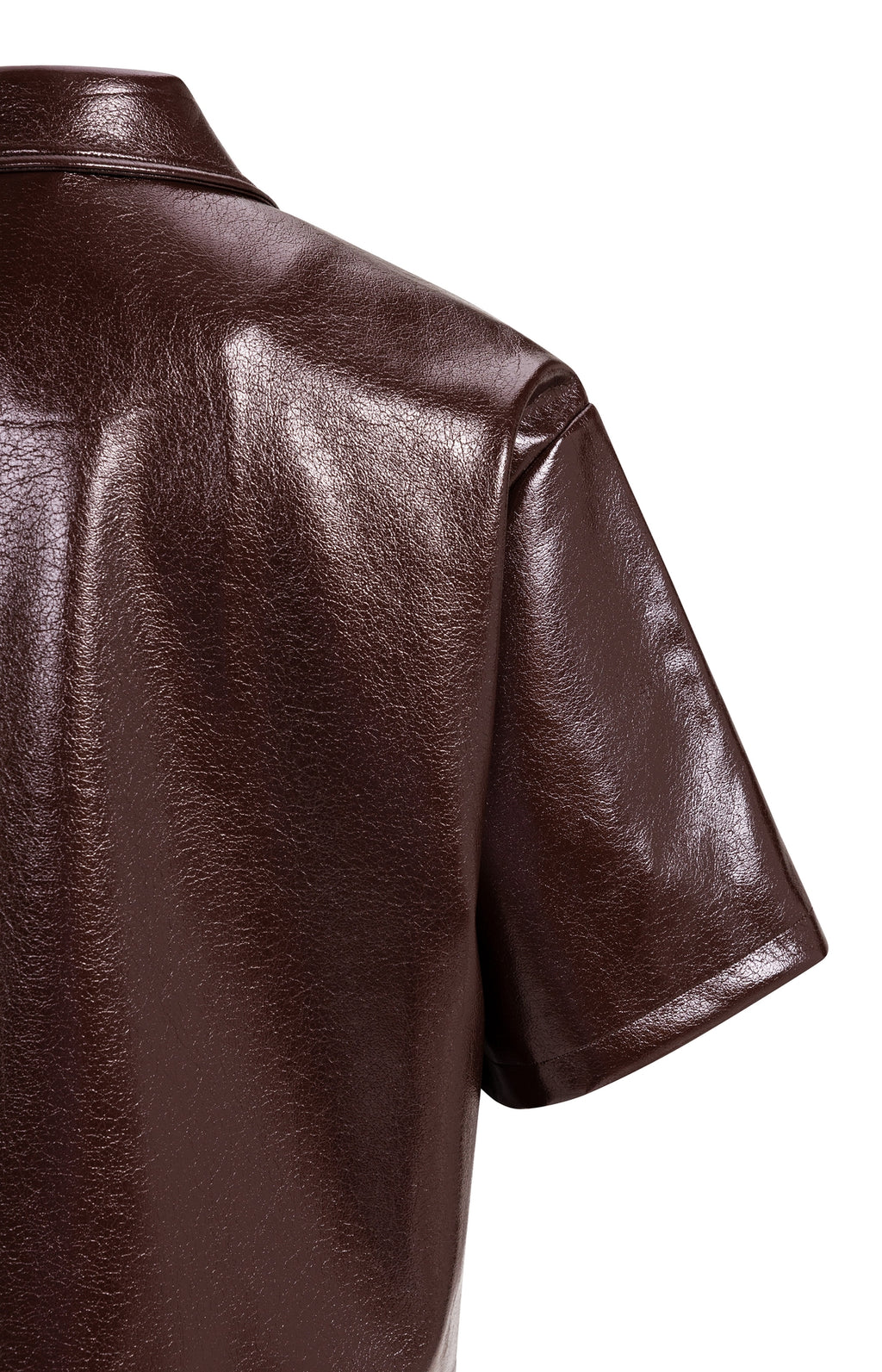 Jacke aus Lederimitat