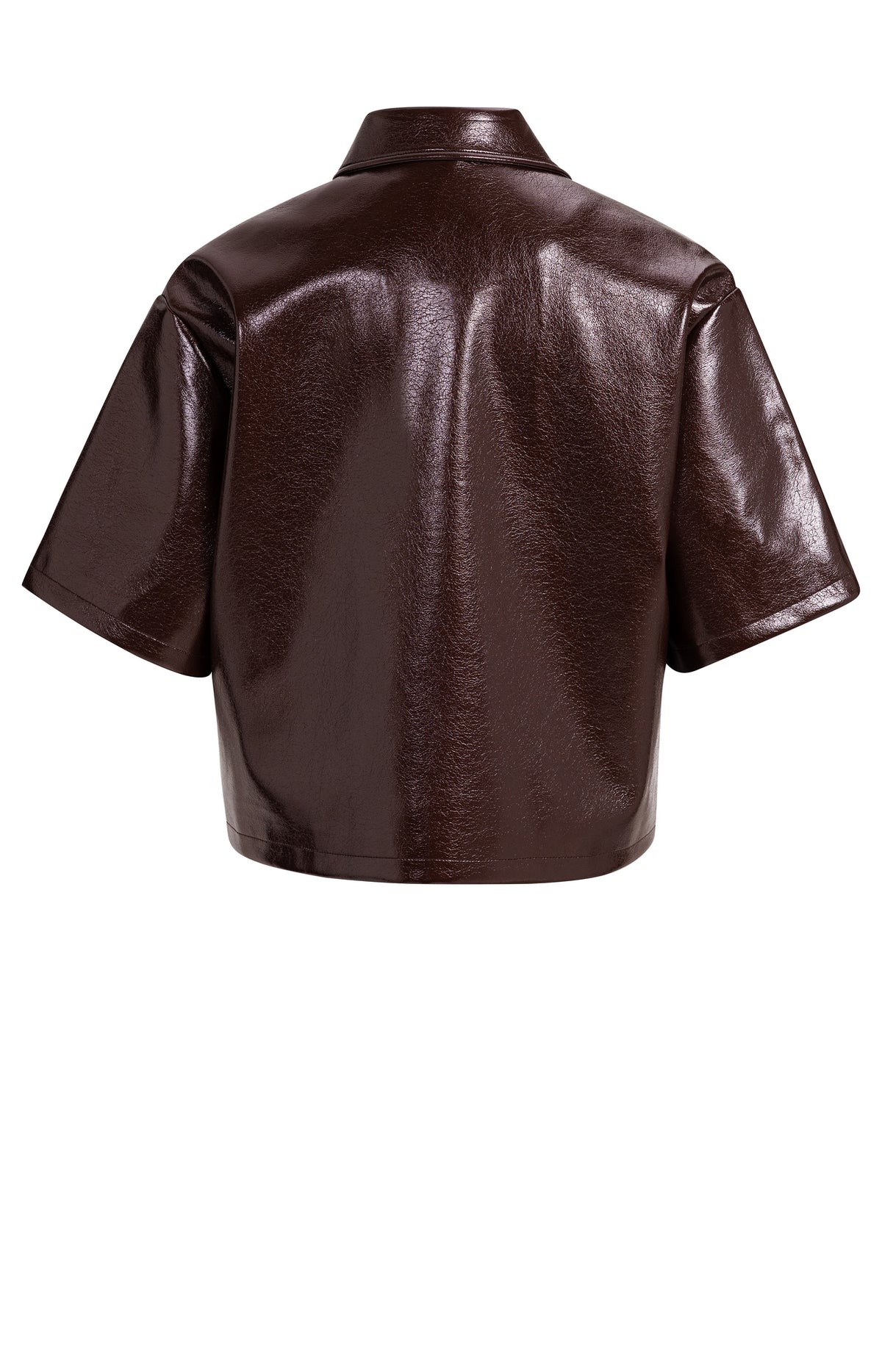 Jacke aus Lederimitat