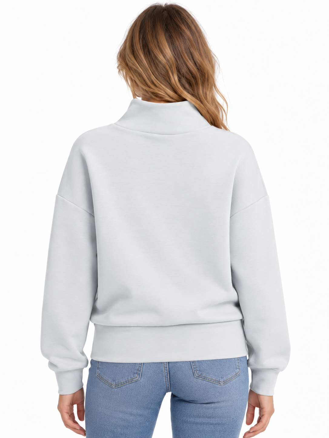 Pullover mit Drapierung