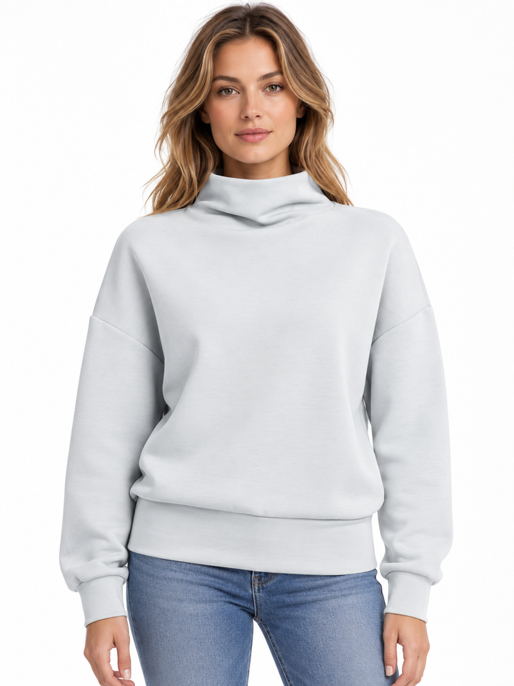 Pullover mit Drapierung