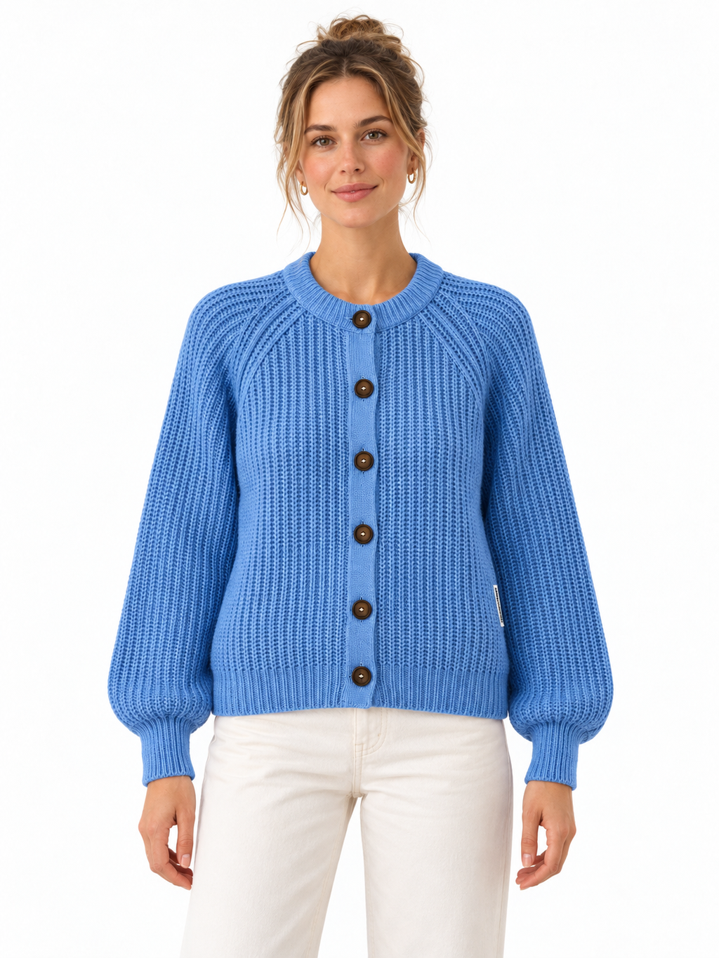 RIB KNIT CARDIGAN
