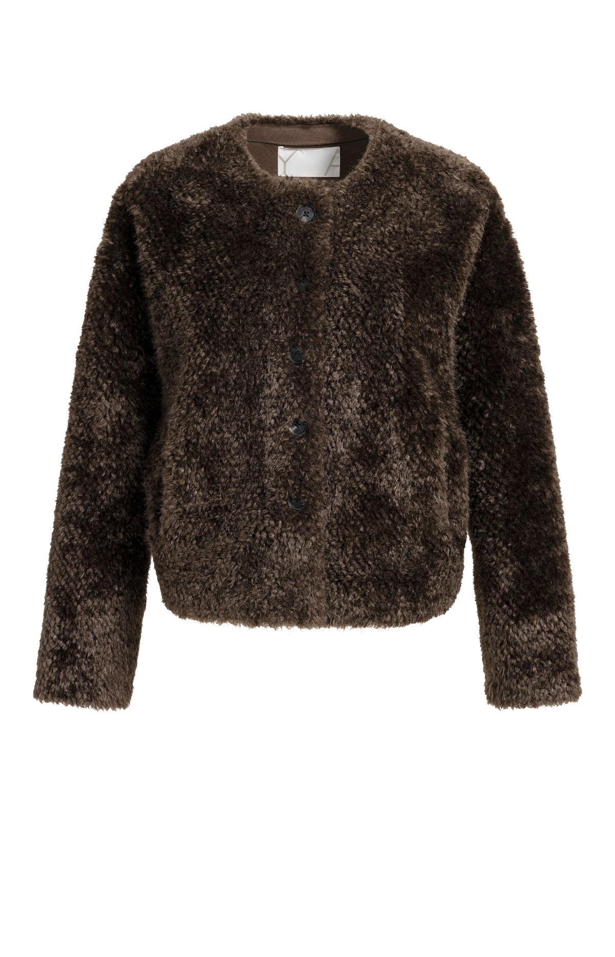 Kurze Jacke aus Fellimitat