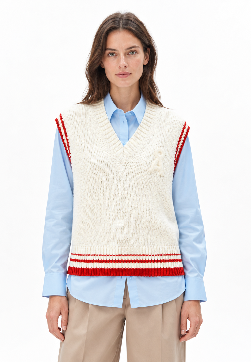 ICONIC Å COLLEGE KNIT VEST