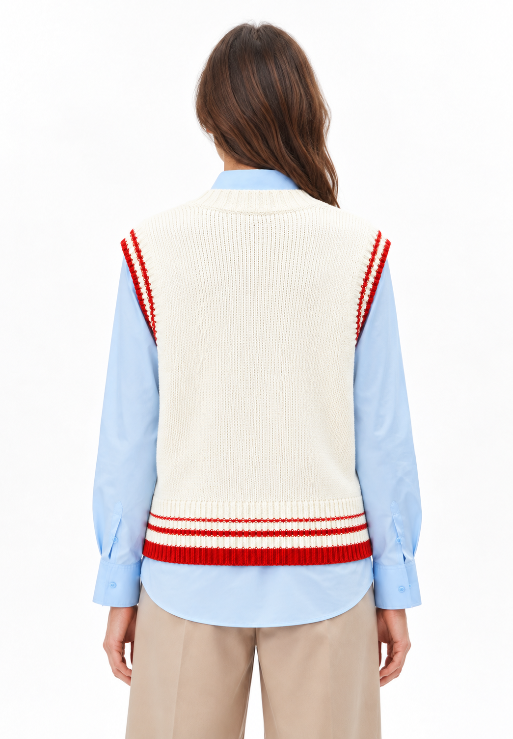ICONIC Å COLLEGE KNIT VEST