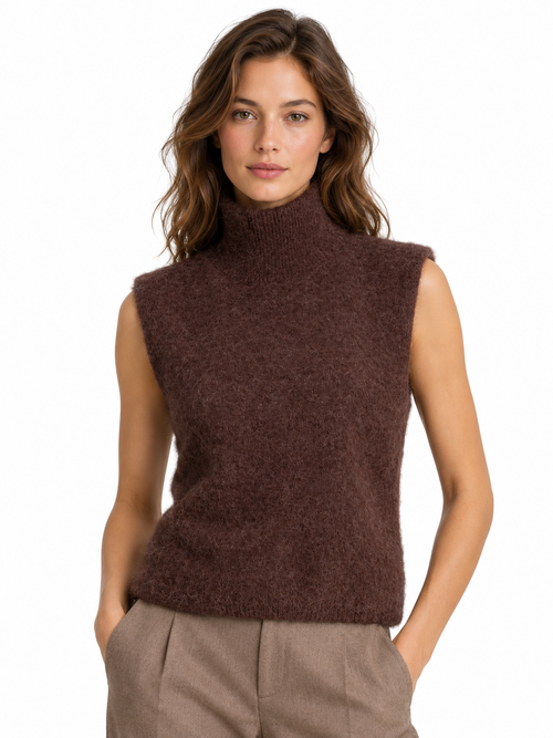 ?rmelloser Strickpullover