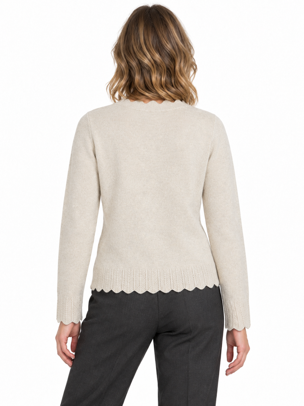 VINIKOLINA L/S O-NECK KNIT CARDIGAN