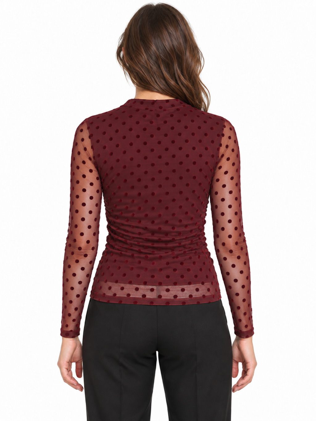 VIRIKKE L/S FUNNEL NECK TOP - NOOS