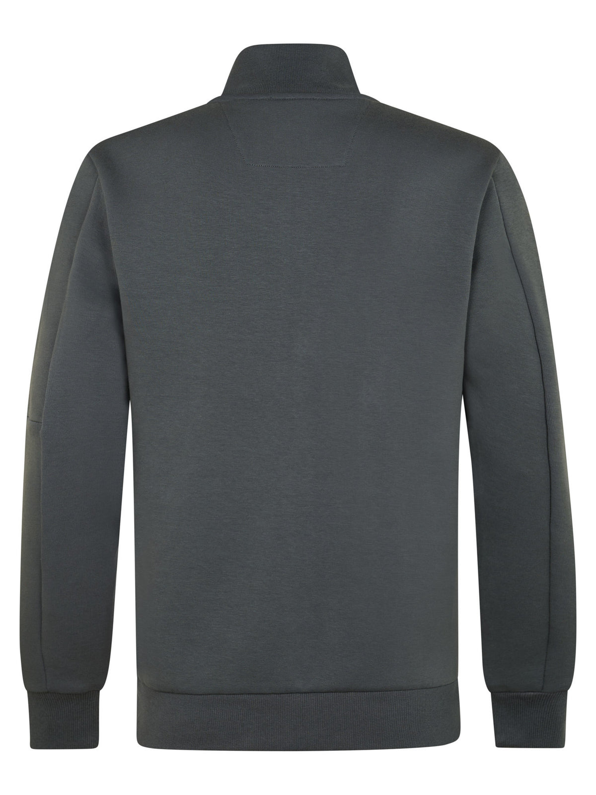 Sweatjacke mit Stehkragen und Reißverschluss