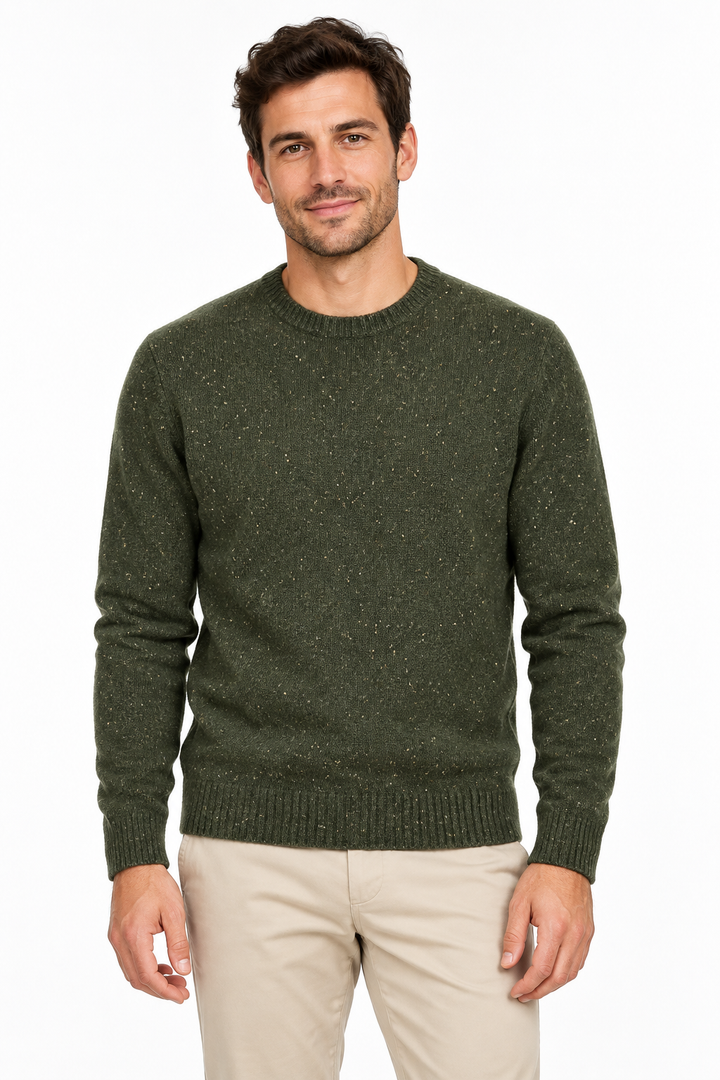SLMNEIL LS KNIT NEPS CREW NECK