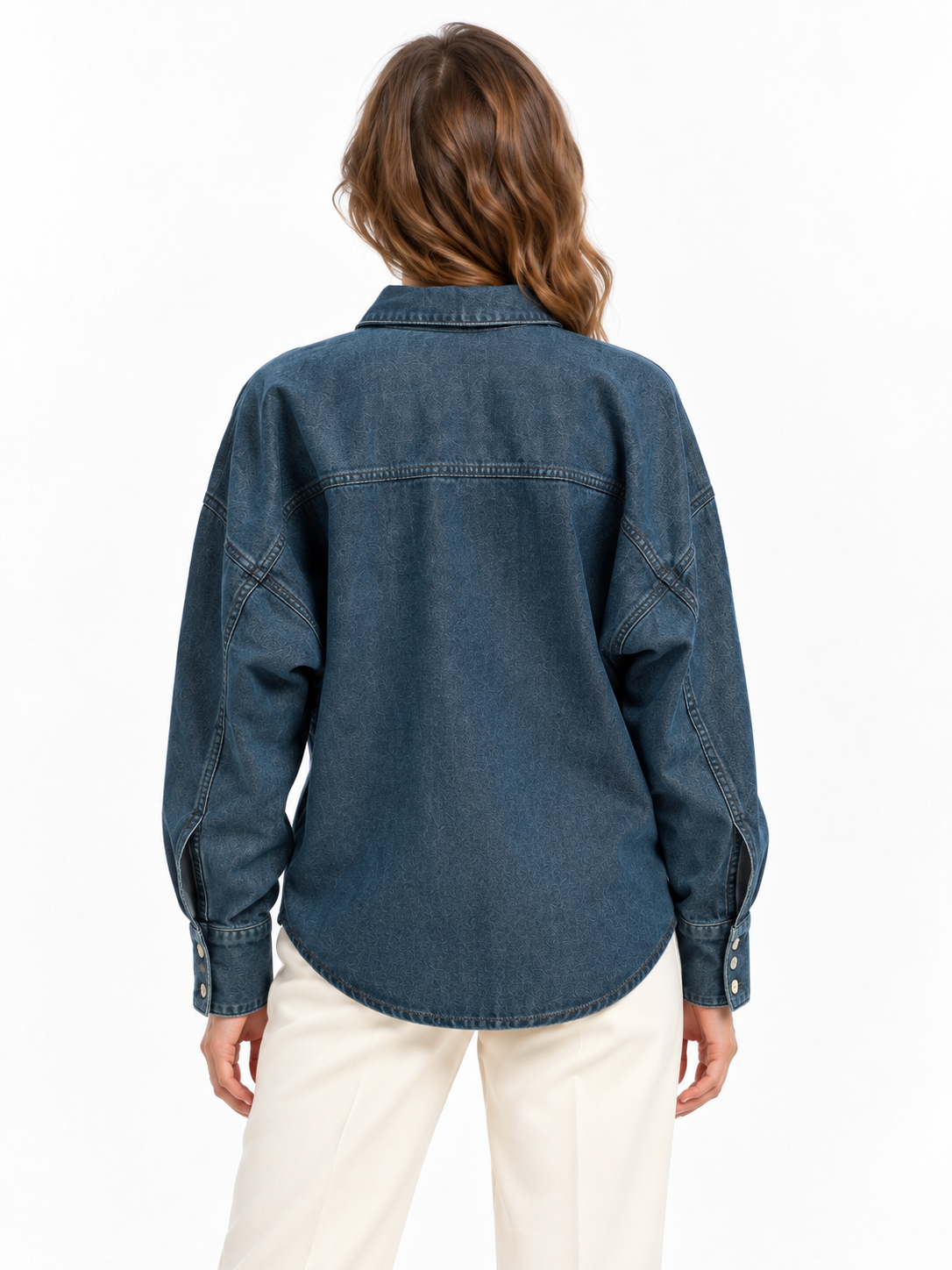 SLWBELLA BATSLEEVE DENIM SHIRT