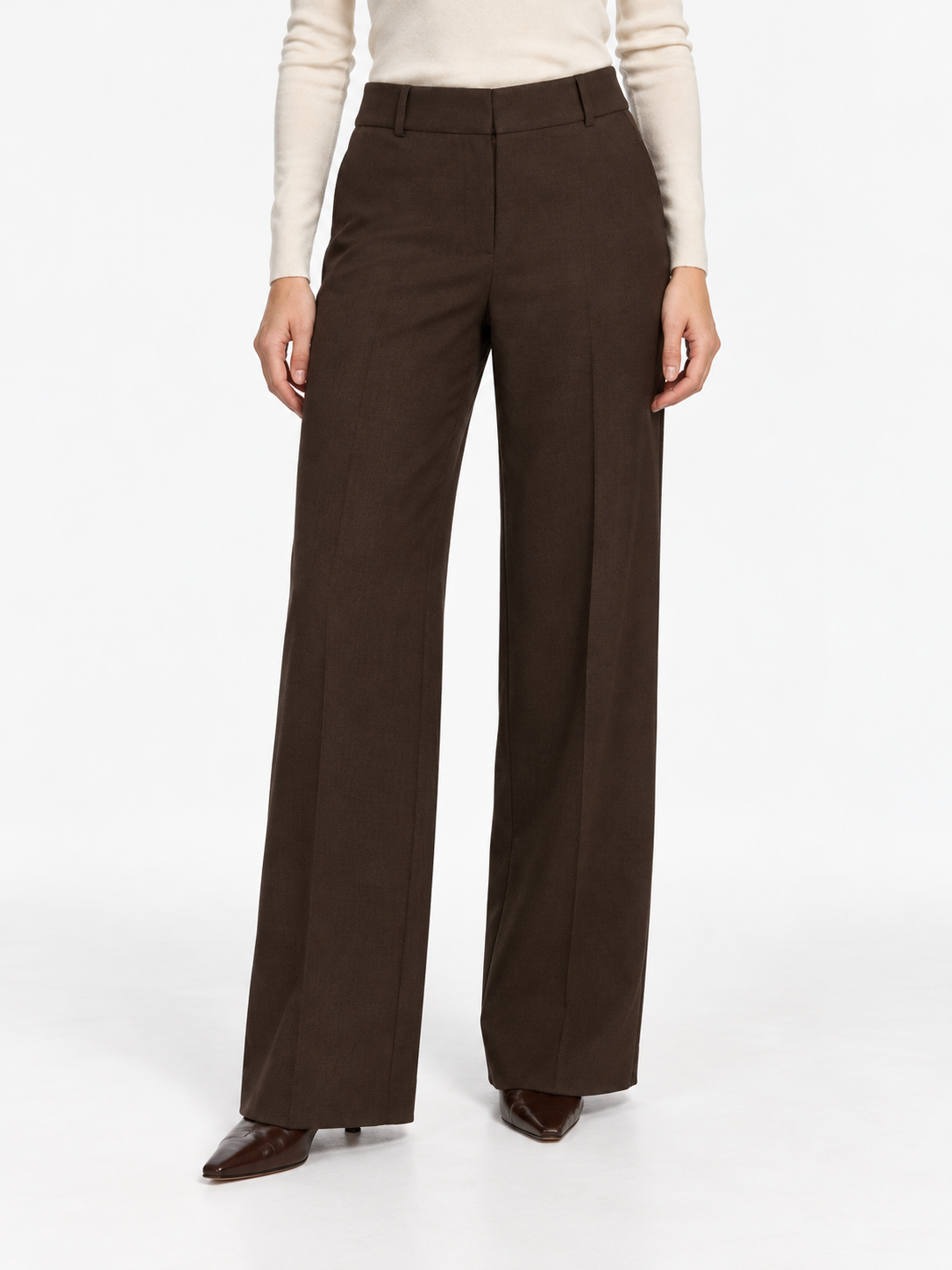 SLWRITA MW WIDE PANT MEL