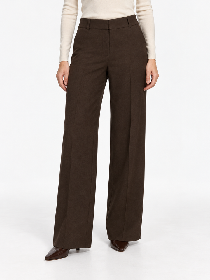 SLWRITA MW WIDE PANT MEL