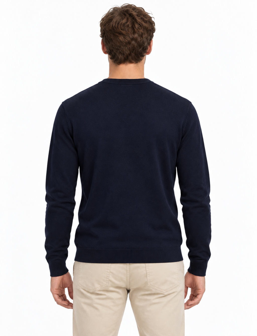 SLMTRAY LS KNIT REG MERINO CREW NOO