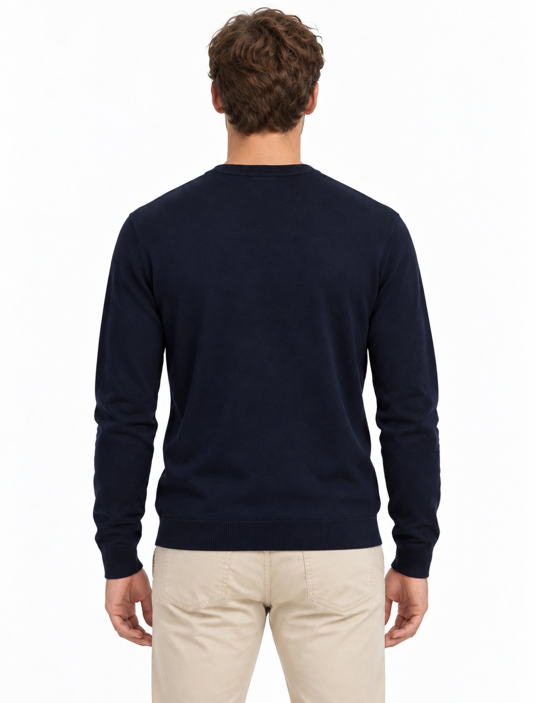 SLMTRAY LS KNIT REG MERINO CREW NOO