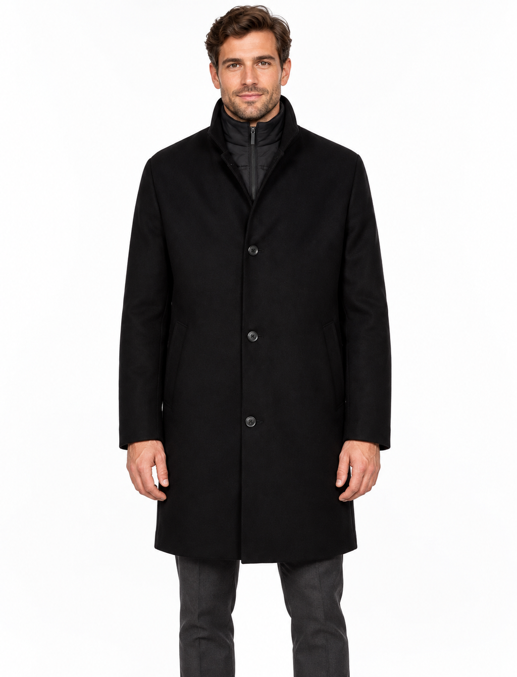 SLMRAINAR WOOL BLEND COAT NOOS