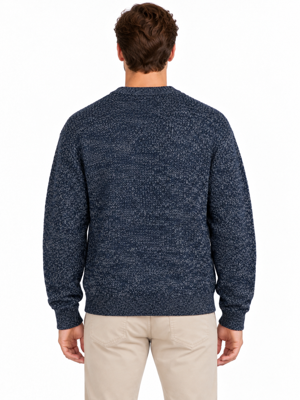 SLMTILUM LS KNIT RLX CREW NECK NOOS