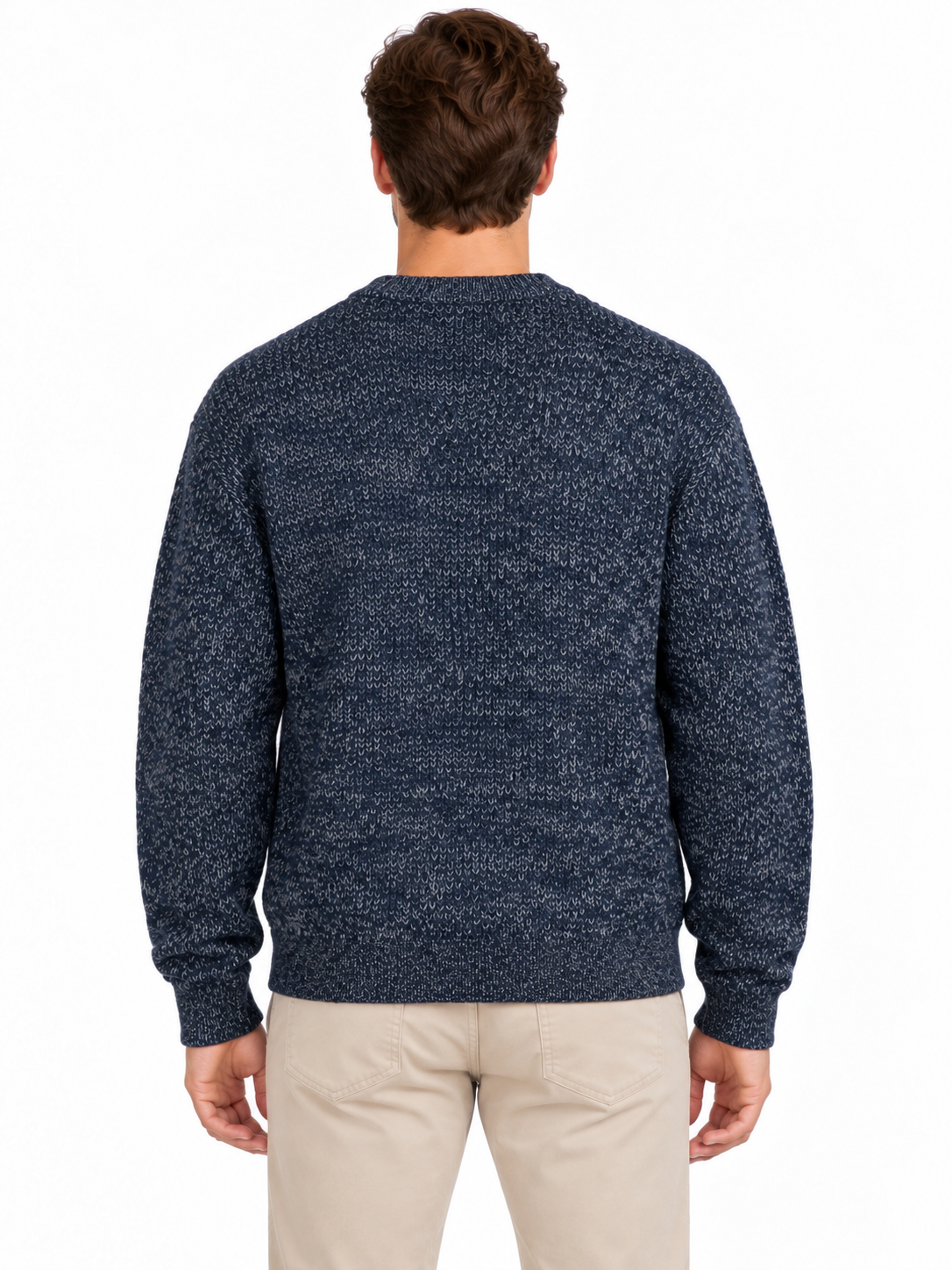 SLMTILUM LS KNIT RLX CREW NECK NOOS