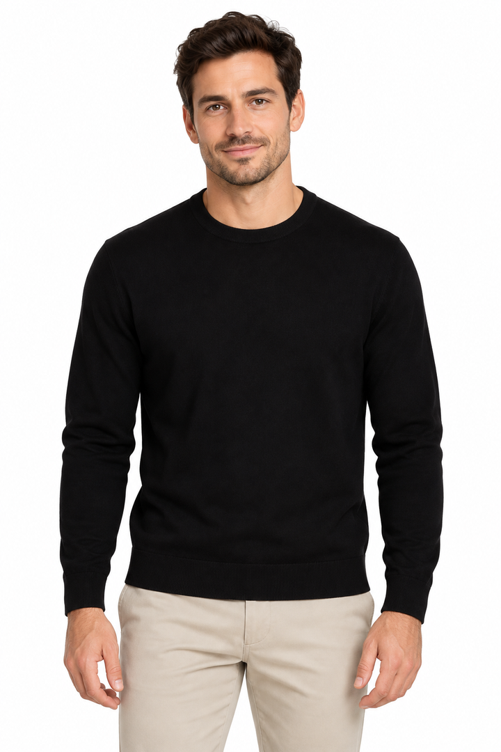 SLMTORINO LS KNIT REG CREW NECK NOO