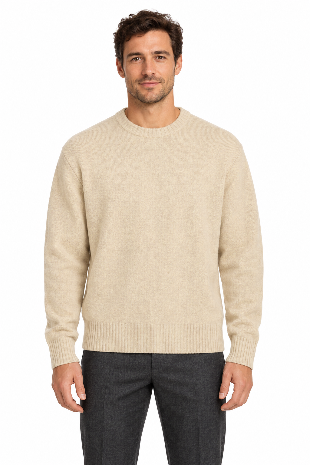 SLMALEX LS KNIT RLX CREW NECK
