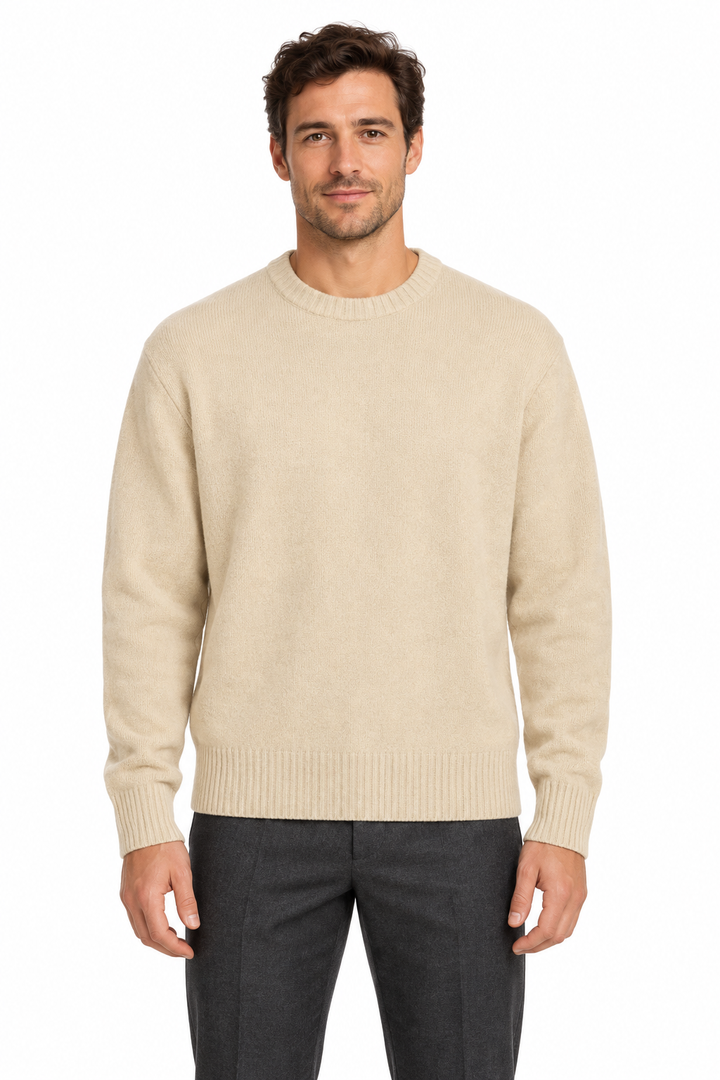 SLMALEX LS KNIT RLX CREW NECK