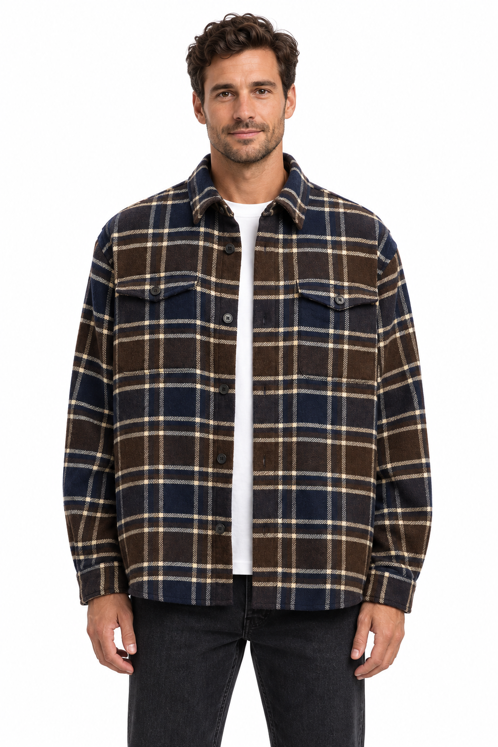 SLHRLXPABLO WOOL BLEND OVERSHIRT