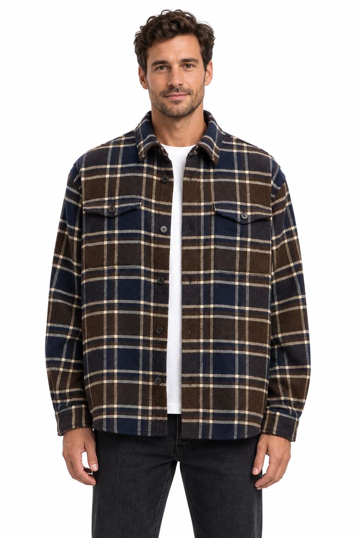 SLHRLXPABLO WOOL BLEND OVERSHIRT