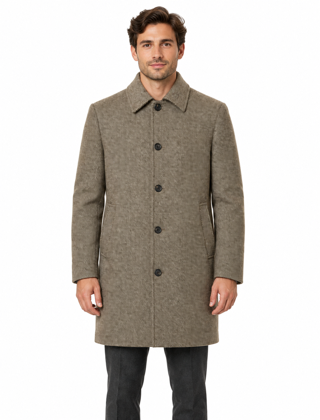 SLHARCHIVE WOOL BLEND CAR COAT