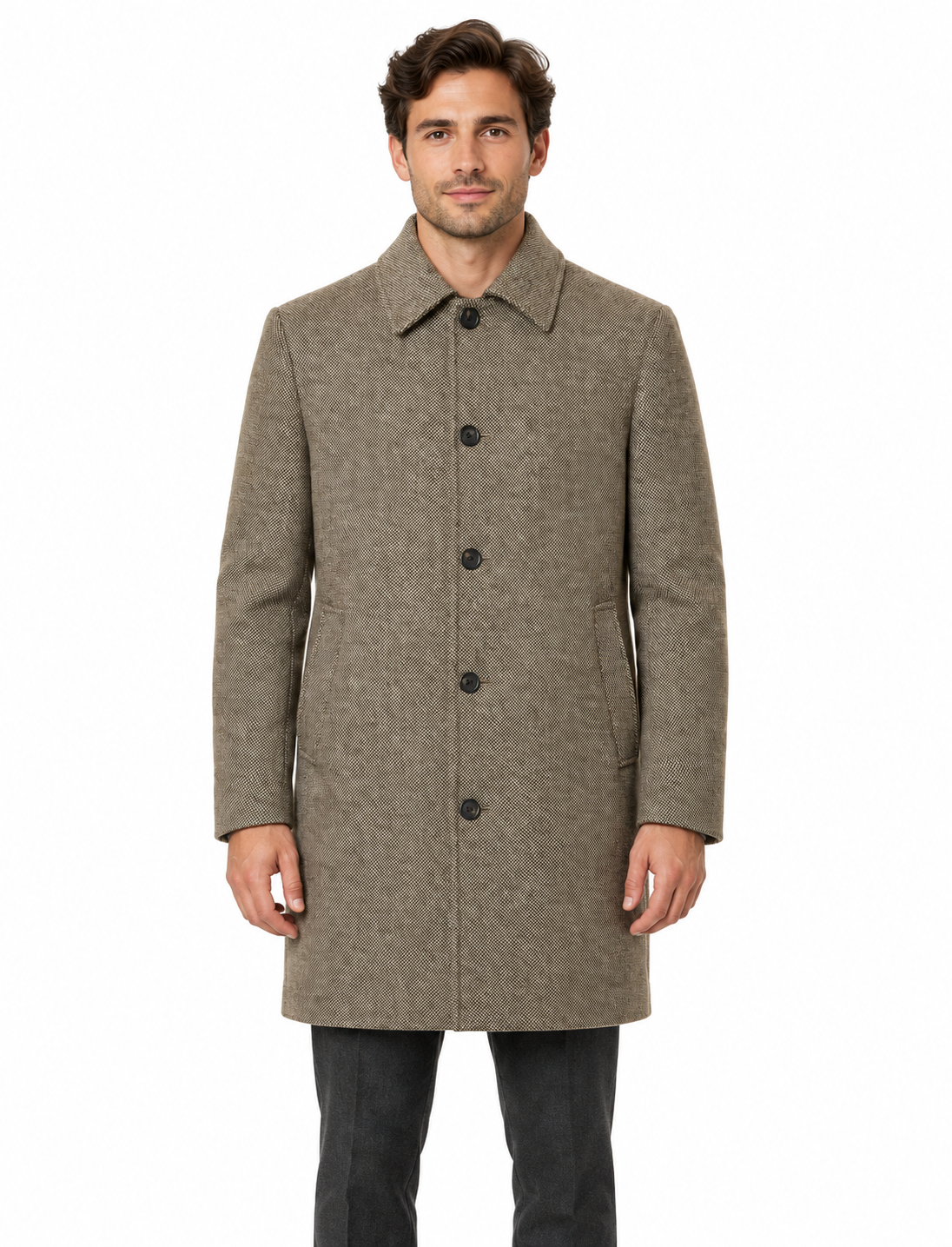 SLHARCHIVE WOOL BLEND CAR COAT
