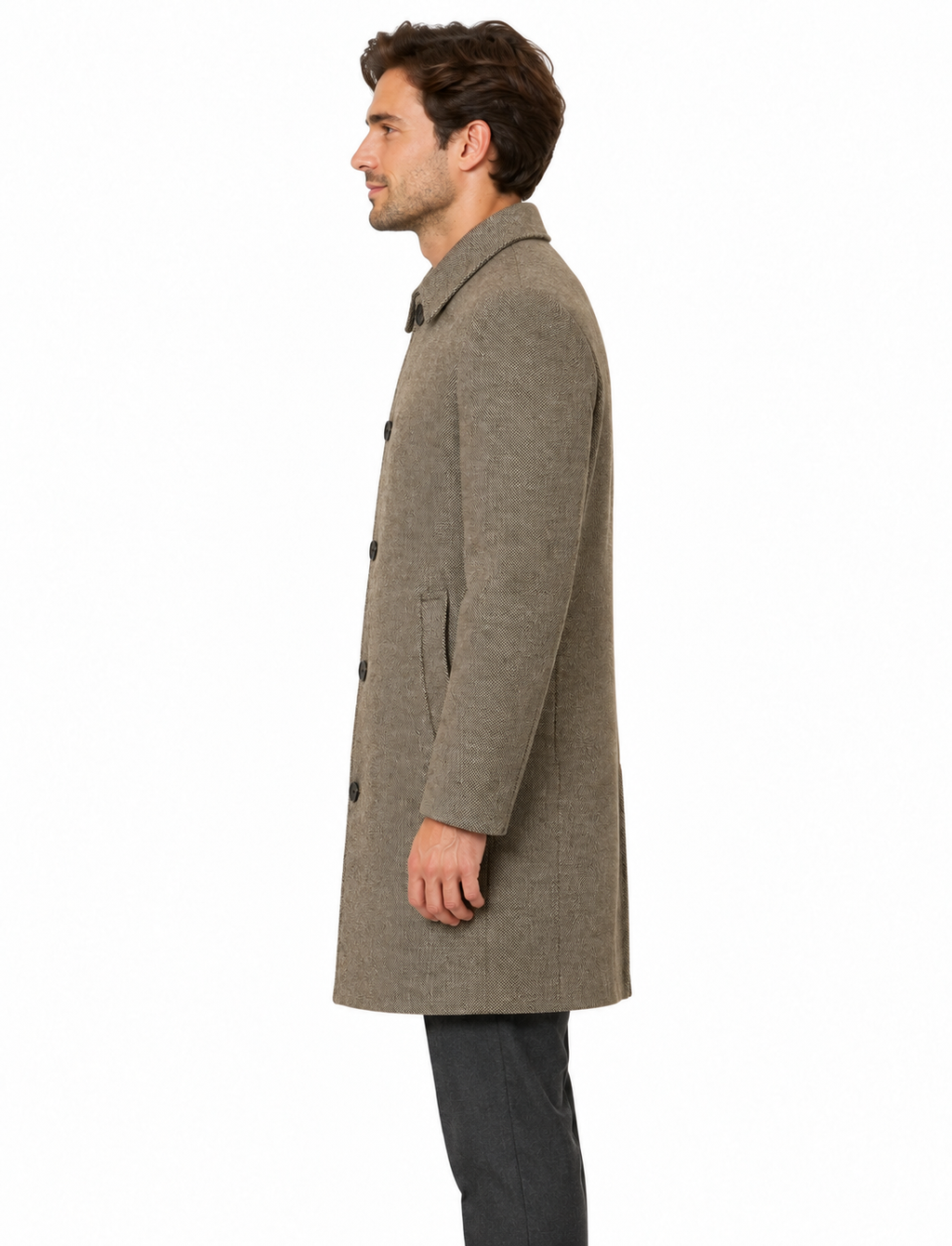 SLHARCHIVE WOOL BLEND CAR COAT