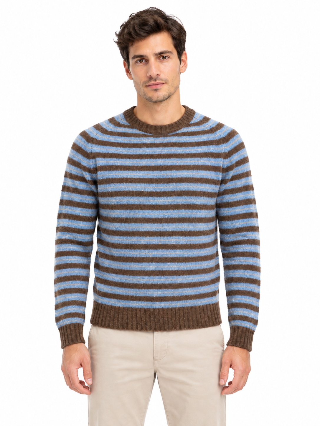 MMGCarlos Stripe Crew Neck Knit