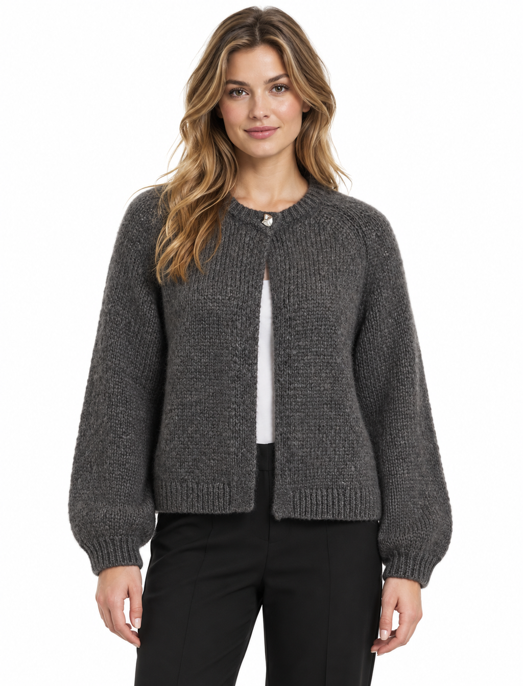 VIMOYANO O-NECK L/S KNIT CARDIGAN/1
