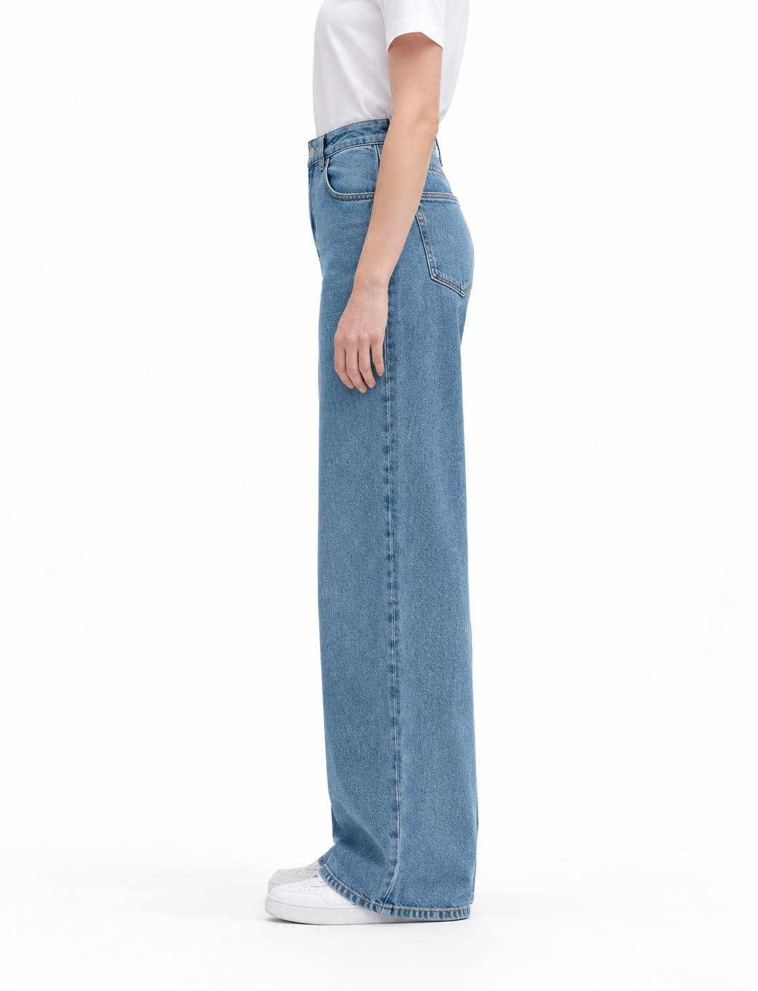 SLWWIDE BEA-KORI LIGHT BL HW JEANS