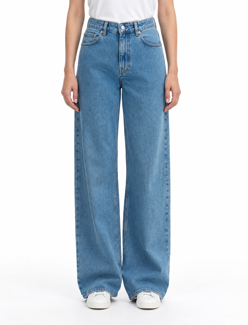 SLWWIDE BEA-KORI LIGHT BL HW JEANS