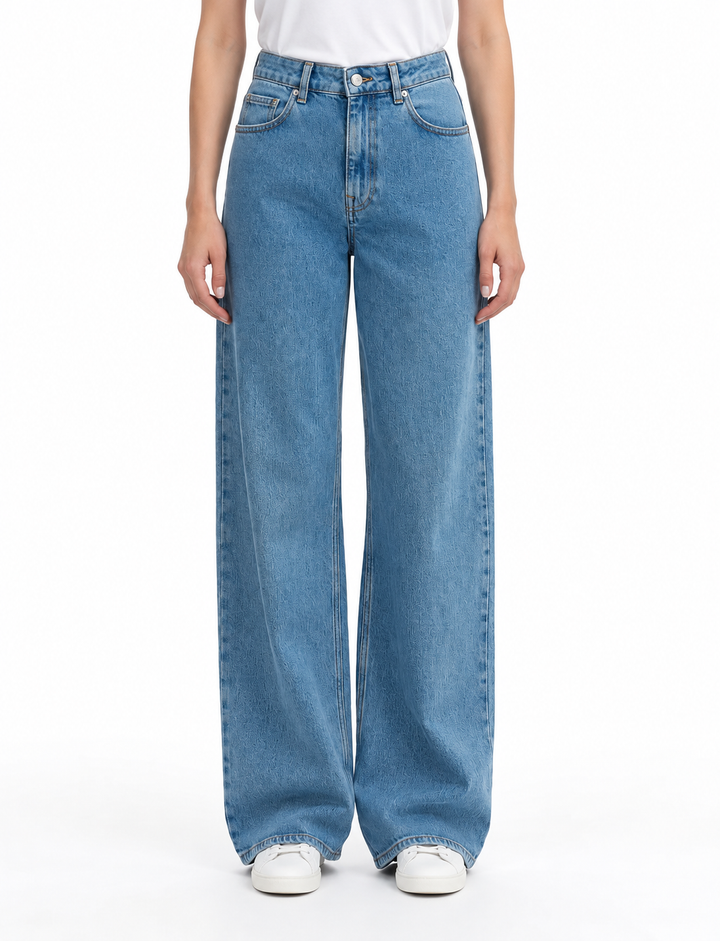 SLWWIDE BEA-KORI LIGHT BL HW JEANS