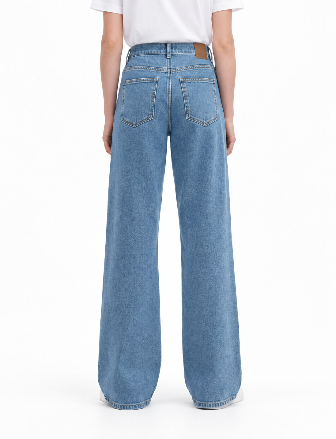 SLWWIDE BEA-KORI LIGHT BL HW JEANS